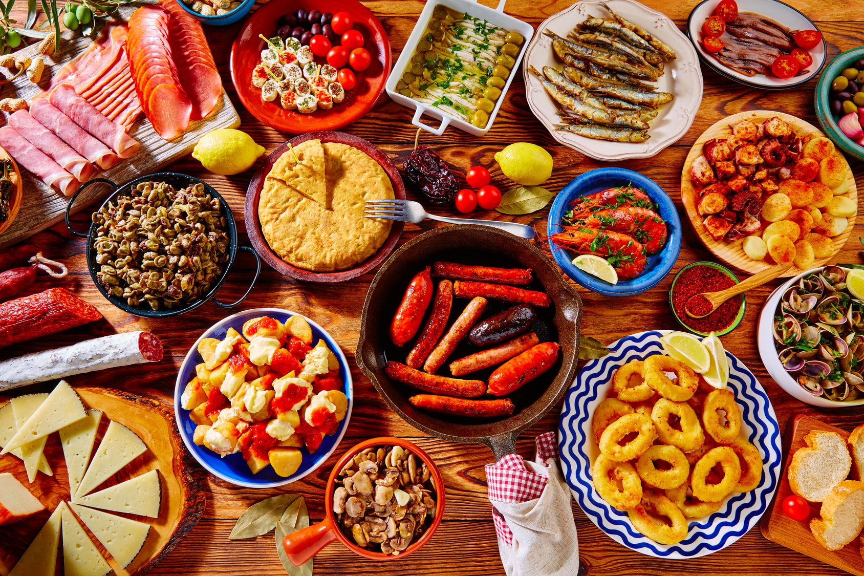 Национальная кухня Испании.
